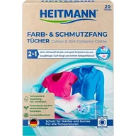 Środki do prania - Heitmann Farb & Schmutz Fangtucher 20szt - miniaturka - grafika 1