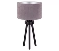 Lampy stojące - Lampa stołowa LYON 1xE27/15W/230V szare - miniaturka - grafika 1