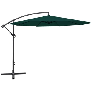 vidaXL vidaXL Parasol na wysięgniku 3,5 m, zielony - Parasole ogrodowe - miniaturka - grafika 7