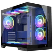 Obudowy komputerowe - Obudowa Modecom Volcano Panorama Apex ARGB 7F czarna (AT-PANORAMA-7F-ARGB-10-000000-0002) - miniaturka - grafika 1
