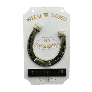 Wieszak z podkową na szczęście. - Szafki na klucze - miniaturka - grafika 1