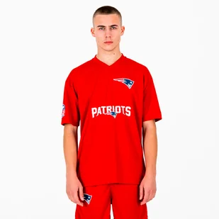 Koszulka męska New Era  Wordmark Oversized NFL New England Patriots M - Koszulki męskie - miniaturka - grafika 1
