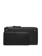 Portfele - Aldo Duży Portfel Damski Kedoreveth 14076877 Czarny - miniaturka - grafika 1