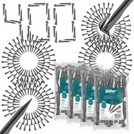 Agrowłókniny - 400x Szpilki Sillar śledzie kołki kotwy do przewodu kabla robota koszącego - miniaturka - grafika 1