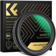 Filtry fotograficzne - Filtr UV K&F CONCEPT KF01.2882 do FujiFilm Czarny - miniaturka - grafika 1