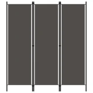 Parawany - Parawan 3-panelowy, antracytowy, 150 x 180 cm - miniaturka - grafika 1