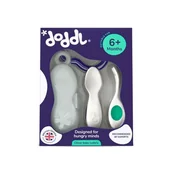 Sztućce dla dzieci - Zestaw dla dzieci od 6 miesiąca z futerałem podróżnym - kolor zielony - miniaturka - grafika 1