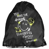 Worki na buty - PASO Worek Na Buty Sportowy Gimnastyczny Smiley World - miniaturka - grafika 1