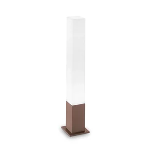 Ideal Lux Słupek ogrodowy EDO OUTDOOR PT1 SQUARE kawowy 213088 213088/IL - Lampy ogrodowe - miniaturka - grafika 1