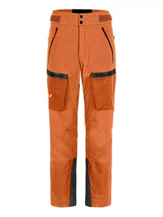 Spodnie narciarskie - Salewa Spodnie narciarskie "Sella 2" w kolorze pomarańczowym - grafika 1
