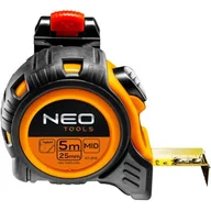 Poziomice, łaty, miary - Neo TOOLS Miara zwijana stal 5mx25mm 67-205 67-205 - miniaturka - grafika 1