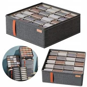 Meble modułowe i akcesoria - ORGANIZER NA BIELIZNĘ SKARPETY PRZEGRODOWY DO SZAFY SZUFLADY 20 PRZEGRÓDEK - miniaturka - grafika 1