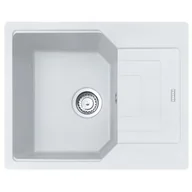 Zlewozmywaki - Franke Urban UBG 611-62 GSC Zlewozmywak granitowy jednokomorowy 62x50 cm biały polarny 114.0687.265 - miniaturka - grafika 1