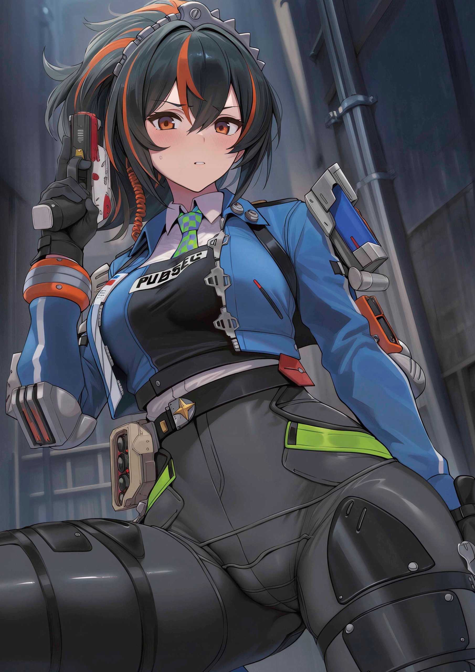 Plakat A3 Zenless Zone Zero Zzz Anime Gra Zhu Yuan