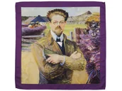 Krawaty i muchy męskie - Poszetka z reprodukcją obrazu E172 - miniaturka - grafika 1