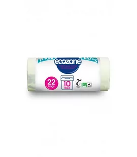 Ecozone Caddy, Home kompost, ekstra gruba i trwała, 22 kieszenie na rolkę, kukurydzę, warzywa, grubość, zielona, 4 x 10 x 4 cm (CB10L) - Worki na śmieci - miniaturka - grafika 1