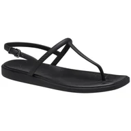 Klapki i japonki damskie - Japonki damskie Crocs Miami Thong Flip Rozmiar butów (UE): 41-42 / Kolor: czarny - miniaturka - grafika 1
