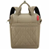 Plecaki - reisenthel Allrounder R Plecak 39 cm rhombus olive - miniaturka - grafika 1