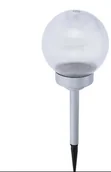 Lampy ogrodowe - Grundig oświetlenie ścieżki 45 x 14 cm polipropylen/stal srebrna twm_418032 - miniaturka - grafika 1