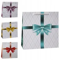 Akcesoria do pakowania - torebki prezentowe wstążki 16x6x16 mix 10szt torby ozdobne MAŁE na prezenty - miniaturka - grafika 1