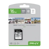 Karty pamięci - PNY Elite 16 GB SDHC UHS-I Klasa 10 P-SD16GU1100EL-GE - miniaturka - grafika 1