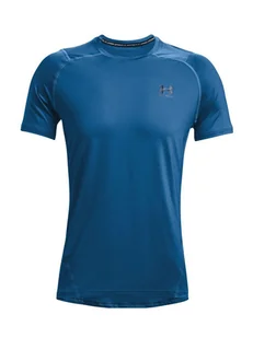 Under Armour Koszulka funkcyjna w kolorze ciemnoturkusowym - Koszulki sportowe męskie - miniaturka - grafika 1