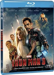 Iron Man 3 Blu-Ray - Filmy animowane Blu-Ray - miniaturka - grafika 2