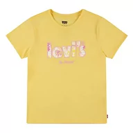 Krawaty i muchy męskie - Levi's Kids Girl's LVG różowy krawat DYE plakat logo T 4EH701 koszulka SS, Snapdragon, 10 lat, Snapdragon, 10 lat - miniaturka - grafika 1