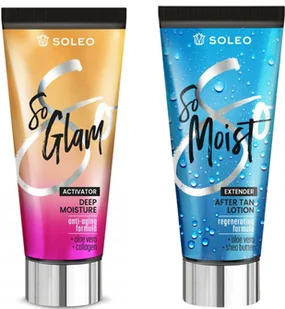 Soleo So Glam + So Moist Po Opalaniu Gratis - Balsamy i kremy do opalania - miniaturka - grafika 1