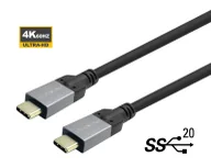 Kable USB - Vivolink PROUSBCMM2 kabel USB 2 m USB 3.2 Gen 2 (3.1 Gen 2) USB C Czarny - miniaturka - grafika 1