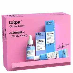 Tołpa zestaw Clinical Boost: Tripeptyd Miedziowy Serum 30ml + CBD Krem 40ml - Zestawy kosmetyków damskich - miniaturka - grafika 1