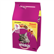 Sucha karma dla kotów - Whiskas Dry Kurczak 1,4 kg - miniaturka - grafika 1