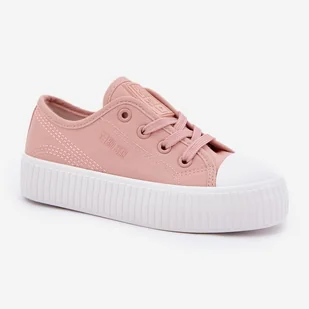 Trampki Dziecięce Sznurowane Big Star RR374011 Różowe - Buty dla dziewczynek - miniaturka - grafika 1