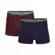 Majtki męskie - Bokserki męskie 4F M051 granat czerwień 4FWMM00UBXSM051 31S M - miniaturka - grafika 1