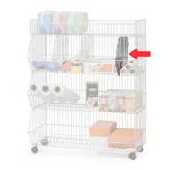 Meble sklepowe - Przegrody do koszów drucianych o głębokości 430 mm - miniaturka - grafika 1