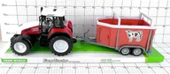 Samochody i pojazdy dla dzieci - TRAKTOR Z MASZYNĄ POD KLOSZEM - miniaturka - grafika 1