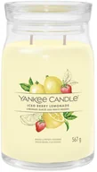 Świece - Yankee Candle Signature Iced Berry Lemonade Świeca Duża 567g - miniaturka - grafika 1