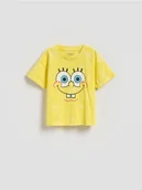 Bluzki dla niemowląt - Reserved - T-shirt SpongeBob - żółty - miniaturka - grafika 1