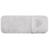 Ręczniki - Eurofirany B.B. CHOCZYŃSCY SPÓŁKA JAWNA Ręcznik Kąpielowy Kamila (02) 50 x 90 Srebrny 1223265 - miniaturka - grafika 1