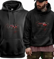 Bluzy męskie - Bluza męska czarna z nadrukiem prezent Chevrolet Silverado S urodziny - miniaturka - grafika 1