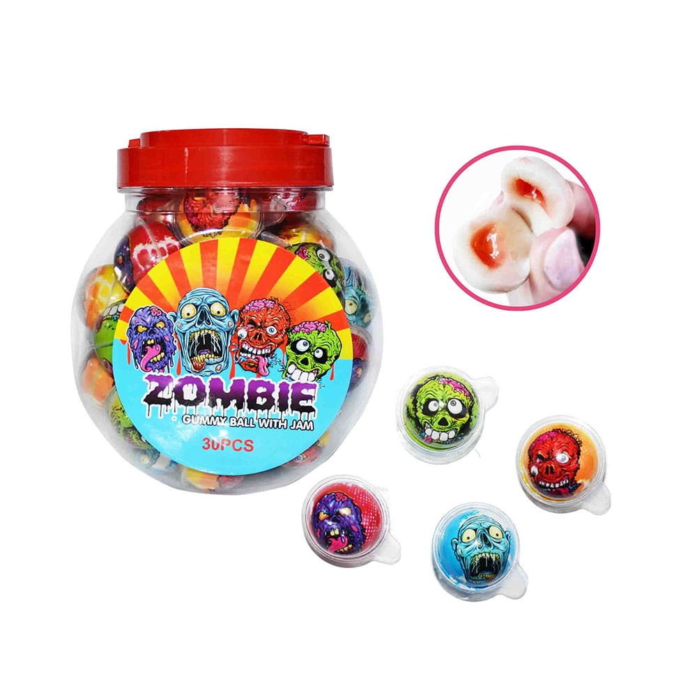 ZOMBIE GUMMY ŻELKI OWOCOWE HALLOWEEN (18G) 30SZT