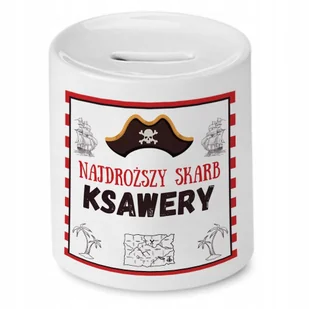 Skarbonka 330 ml Dla Ksawerego Syna Dziecka z Nadrukiem ze Zdjęciem + Opakowanie na prezent (wzór 04) - Skarbonki - miniaturka - grafika 1