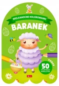 Kolorowanki, wyklejanki - Wielkanocne kolorowanki. Baranek - miniaturka - grafika 1