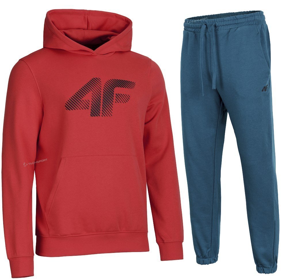 4F MÄSKI DRES BAWEĹNA KOMPLET BLUZA SPODNIE / rozm L