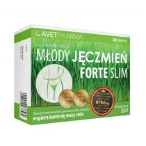 AVET PHARMA S.K.A MŁODY JĘCZMIEŃ FORTE SLIM - 60 tabl. 3090061 - Spalacze tłuszczu - miniaturka - grafika 2