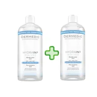 Płyny micelarne - Dermedic Hydrain3 Hialuro, płyn micelarny, 2 x 500 ml |   !! 7080573 - miniaturka - grafika 1