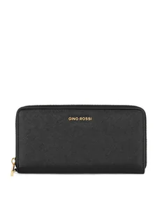 Gino Rossi Portfel QYL0020 Czarny - Portfele - miniaturka - grafika 1