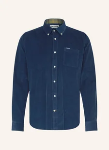 Barbour Koszula Sztruksowa Ramsey Tailored Fit blau - Koszule męskie Barbour Koszula Sztruksowa Ramsey Tailored Fit blau - Koszule męskie - miniaturka - grafika 1