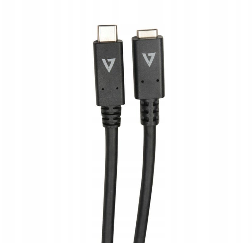 Kabel USB V7 USB-C - USB-C 2 m Czarny V7UC3EXT-2M