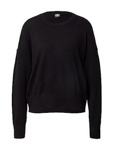 Urban Classics Damska bluza damska Ecovero Oversized Basic Sweater, czarny, XS - Bluzy damskie - miniaturka - grafika 1